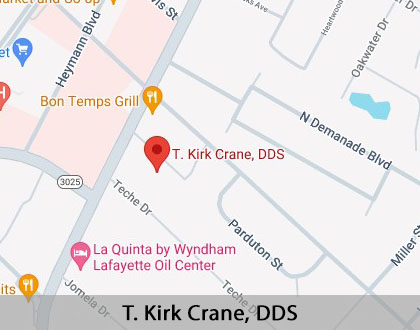 Map image for Kid Friendly Dentist in Lafayette, LA